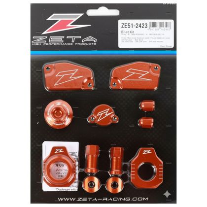 Kit d'accessoires Zéta Anodisé - Orange