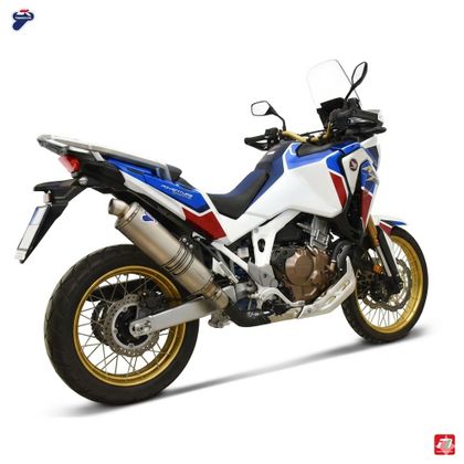 Silencieux Termignoni  - Gris Ref : TER0031 / H16608040ITI HONDA 1100 CRF 1100 L AFRICA TWIN ABS - 2020 - 2023