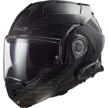 Modulárna prilba LS2 FF901 ADVANT X CARBON - SOLID S INTERCOM - Karbon / Biely