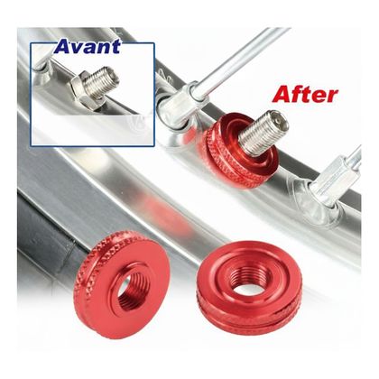 Valve DRC Écrou de protection Universel - Rouge