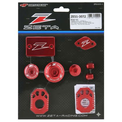 Kit d'accessoires Zéta Anodisé - Rouge