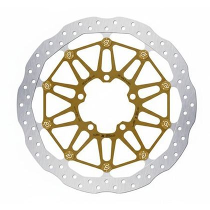 Disque de frein Rond Galfer Racing FLOATECH KASHIMA 330X6MM Ref : GALR0005 / DF194JCW1HI KAWASAKI 1000 NINJA ZX-10R - 2021 - 2025