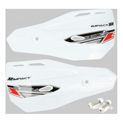 Zéta IMPACT Universal Hand protectors - White
