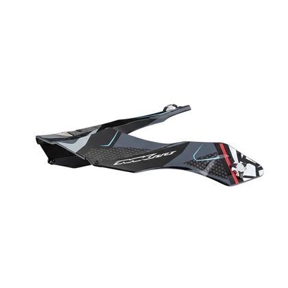 Visière TT Scorpion Exo VX-16 EVO AIR ROK - Noir / Rouge