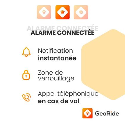 Centralita electrónica GeoRide (tracker GPS - Alarme connectée - Détecteur de chute)