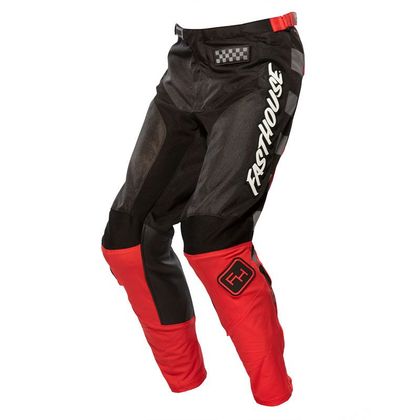 Pantalón de motocross FASTHOUSE GRINDHOUSE 2.0 BLACK RED 2021