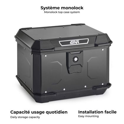 Top case Givi ALPINA - Monolock Universel - Noir