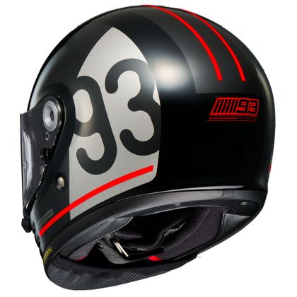 Casque Shoei GLAMSTER 06 - MM93 COLLECTION CLASSIC - Noir / Blanc