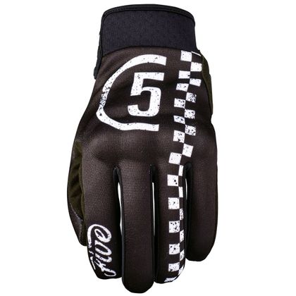 Gants Five GLOBE - RACER - Noir / Blanc Ref : FV0153 