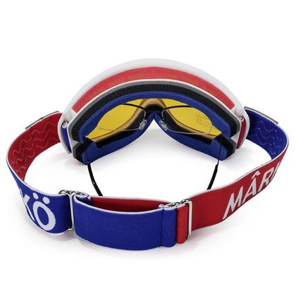 Gafas para moto MARKO B8 REPLICA - Azul / Rojo