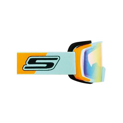Gafas de motocross S-line SCRUB Bleu/Orange Fluo 2018