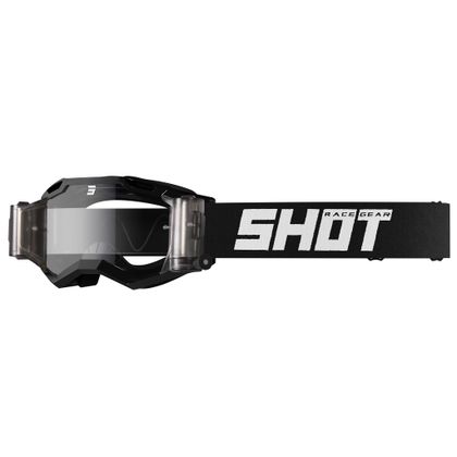 Gafas de motocross Shot ASSAULT 2.0 - SOLID BLACK ROLL OFF GLOSSY 2023 - Negro