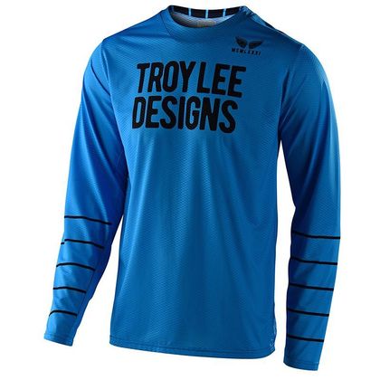 Camiseta de motocross TroyLee design GP AIR - PINSTRIPE OCEAN 2020 Ref : TRL0633 