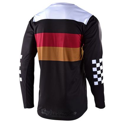 Camiseta de motocross TroyLee design GP - CONTINENTAL BLACK 2020