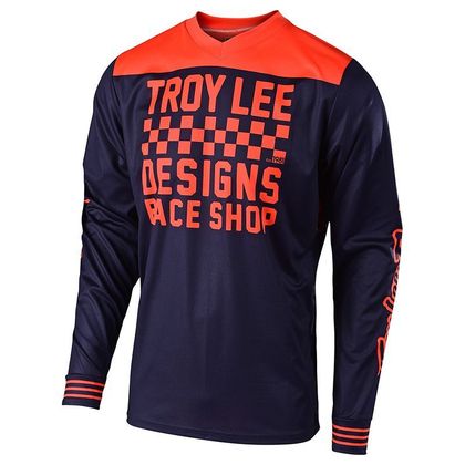 Camiseta de motocross TroyLee design GP RACESHOP AZUL 2019 Ref : TRL0231 