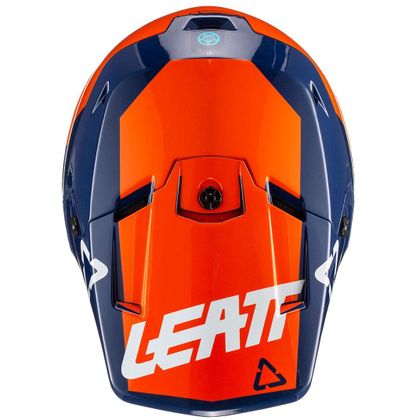Casco de motocross Leatt GPX 3.5 - ORANGE V20.2 2023 - Naranja / Azul