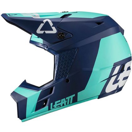 Casco de motocross Leatt GPX 3.5 - AQUA V20.1 2023 - Azul