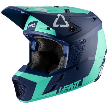 Casco de motocross Leatt GPX 3.5 - AQUA V20.1 2023 - Azul Ref : LB0246 