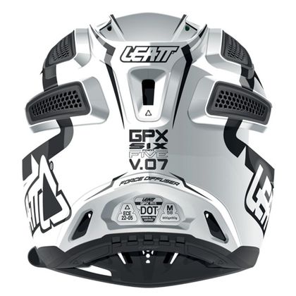 Casco de motocross Leatt GPX 5.5 COMPUESTO JR - BLANCO/NEGRO 2016