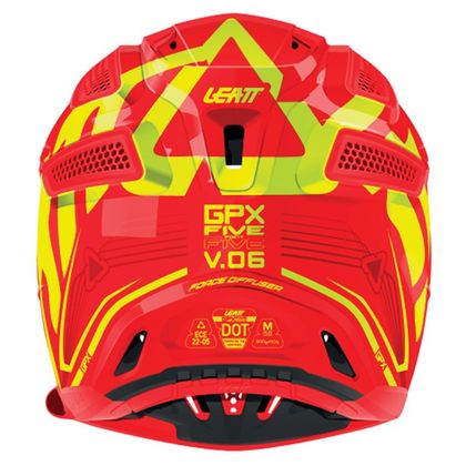 Casco de motocross Leatt GPX 5.5 COMPUESTO JR - ROJO/AMARILLO 2016