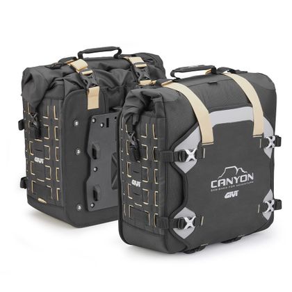 Givi GRT709B CANYON (2 x 35 liter) Zadeltassen Universeel - Zwart Ref: GI2641 / GRT709B 