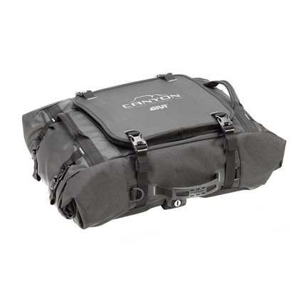 Bolsa de asiento Givi GRT723 CANYON tipo cargo con parrilla Monokey (40 litros) universal - Negro Ref : GI1651 / GRT723 