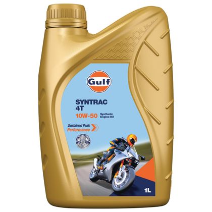 Huile moteur Gulf Syntrac 4T 10W50 1 Litre Universel
