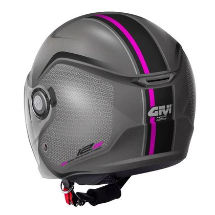 Casque Givi 12.5 GRAPHIC TOUCH LADY - Gris / Rose