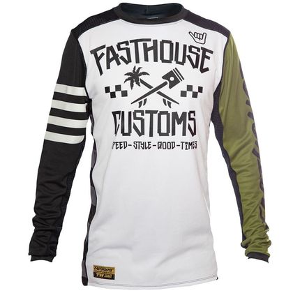 Camiseta de motocross FASTHOUSE HAWK OLIVE 2020