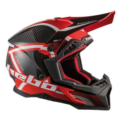 Casque cross Hebo LEGEND CARBON RED 2021