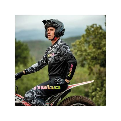 Maillot trial Hebo PRO KAMU 2025 - Noir