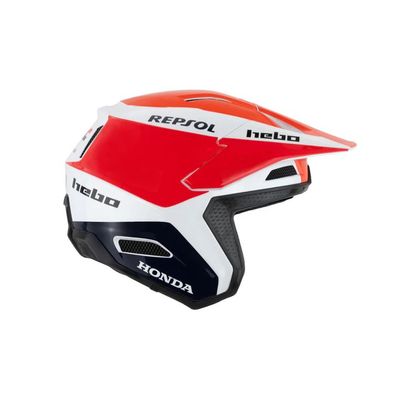Hebo PRO TEAM ZONE 2025 Proefhelm - Oranje / Wit Ref: HBO0421 