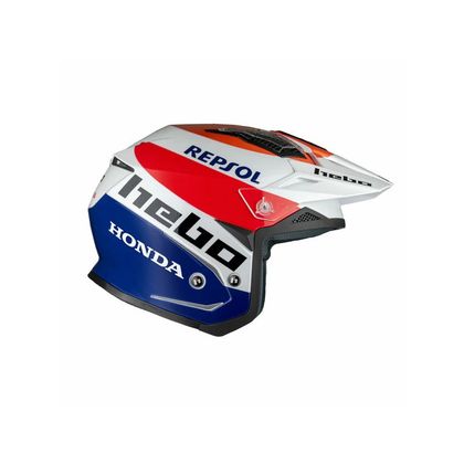 Hebo V6 MONTESA TEAM 2025 Trial helmet - White / Blue Ref : HBO0436 