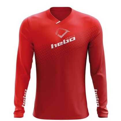 Camiseta de trial Hebo TECH 10 EVO RED 2020