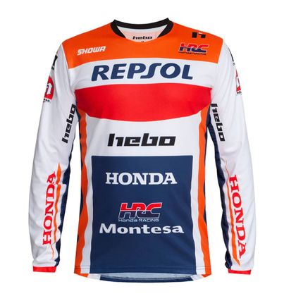 Maillot trial Hebo MONTESA TECH TEAM 2025 - Blanc / Orange Ref : HBO0467 