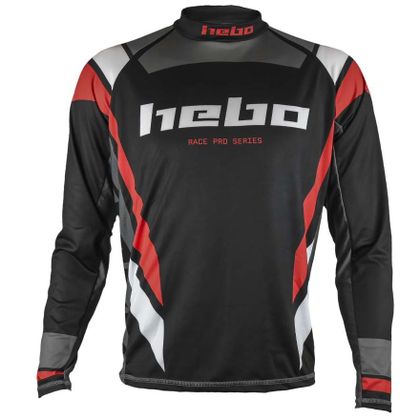 Camiseta de trial Hebo RACE PRO 3 GREY 2023 - Negro
