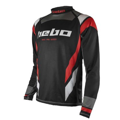 Camiseta de trial Hebo RACE PRO 3 GREY 2023 - Negro