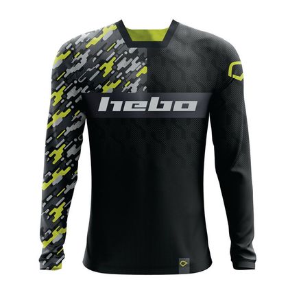 Camiseta de trial Hebo CAMO LIME 2022 Ref : HBO0154 