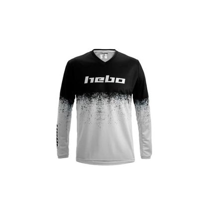 Maillot trial Hebo PRO DRIPPED JUNIOIR 2025 - Blanc / Noir Ref : HBO0471 