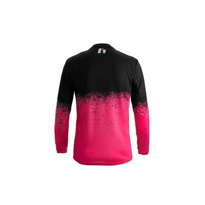 Hebo PRO DRIPPED JUNIOIR 2025 Trial jersey - Pink / Black