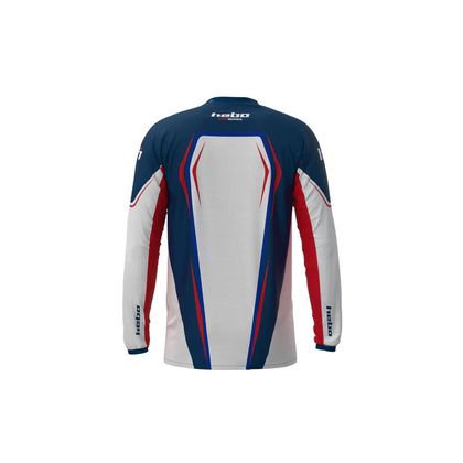 Maillot trial Hebo PRO 2025 - Blanc / Bleu