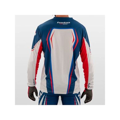 Maillot trial Hebo PRO 2025 - Blanc / Bleu