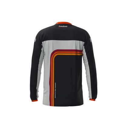 Maillot trial Hebo PRO RETRO 2025 - Noir / Blanc