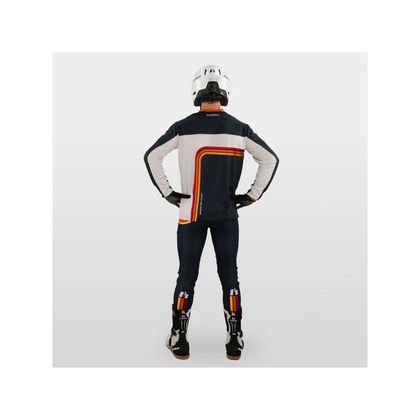 Maillot trial Hebo PRO RETRO 2025 - Noir / Blanc