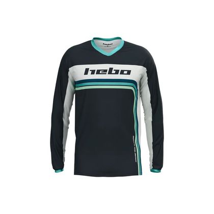Maillot trial Hebo PRO RETRO 2025 - Noir / Blanc Ref : HBO0481 