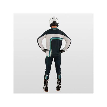 Hebo PRO RETRO 2025 Trial-Hose - Schwarz / Grün