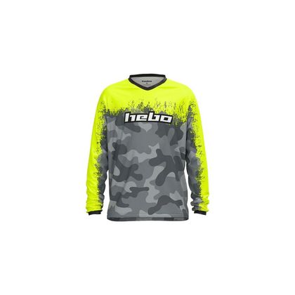 Maillot trial Hebo MX JUNIOR 2025 - Gris / Jaune Ref : HBO0494 