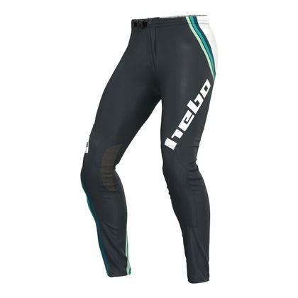 Hebo PRO RETRO 2025 Trial-Hose - Schwarz / Grün Ref : HBO0510 