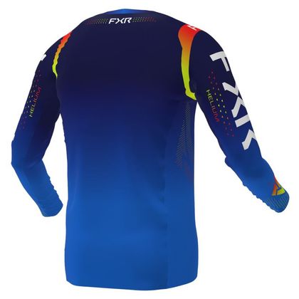 Camiseta de motocross FXR HELIUM NAVY INFERNO 2022 - Azul