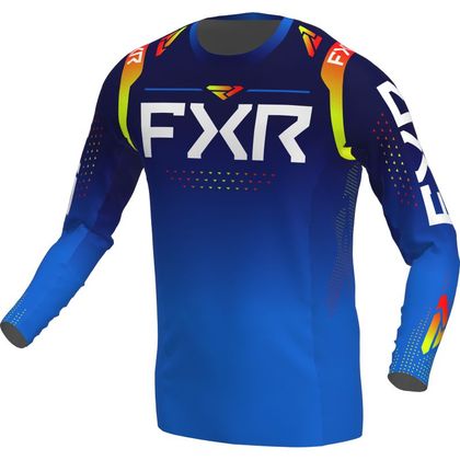 Camiseta de motocross FXR HELIUM NAVY INFERNO 2022 - Azul Ref : FXR0115 